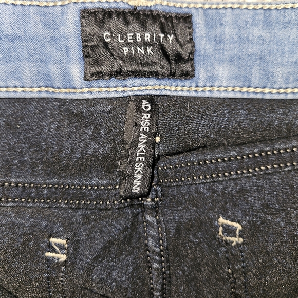 Celebrity Pink Light Blue Skinny Jeans - Picture 6 of 6